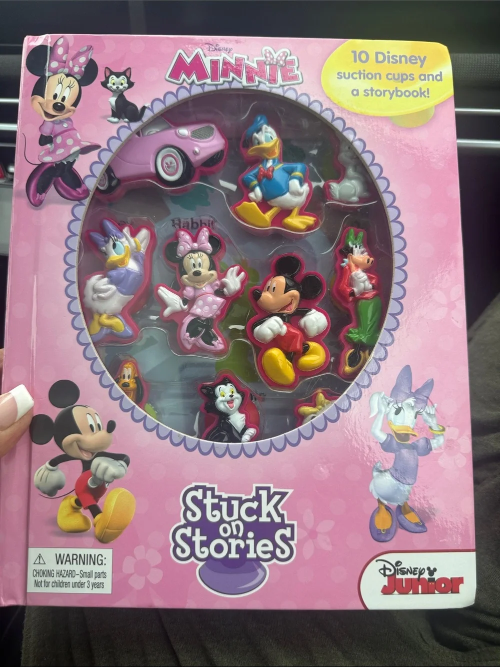 Disney Minnie & Friends Pink Suction Cup Story Set